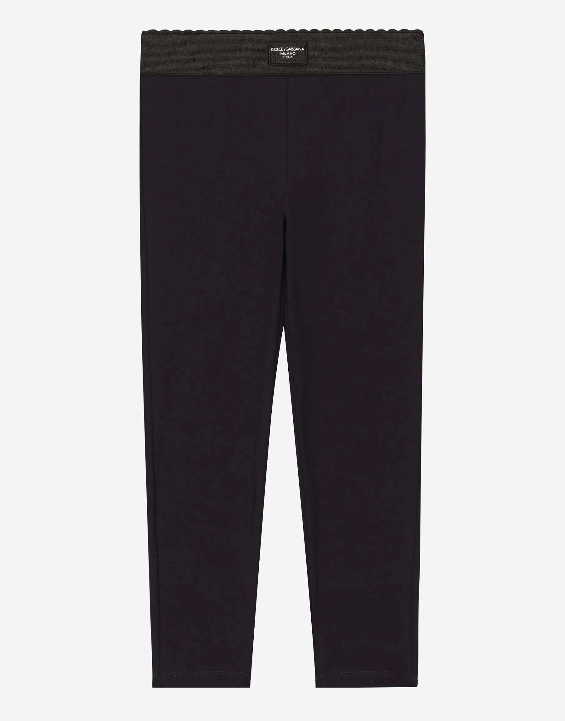 Interlock leggings with branded tag