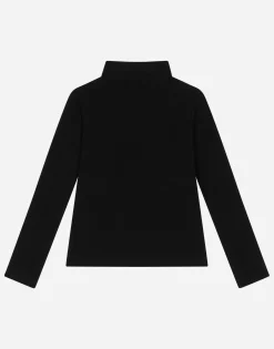 Interlock T-shirt with logo tag