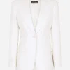 Jacket in natté fabric