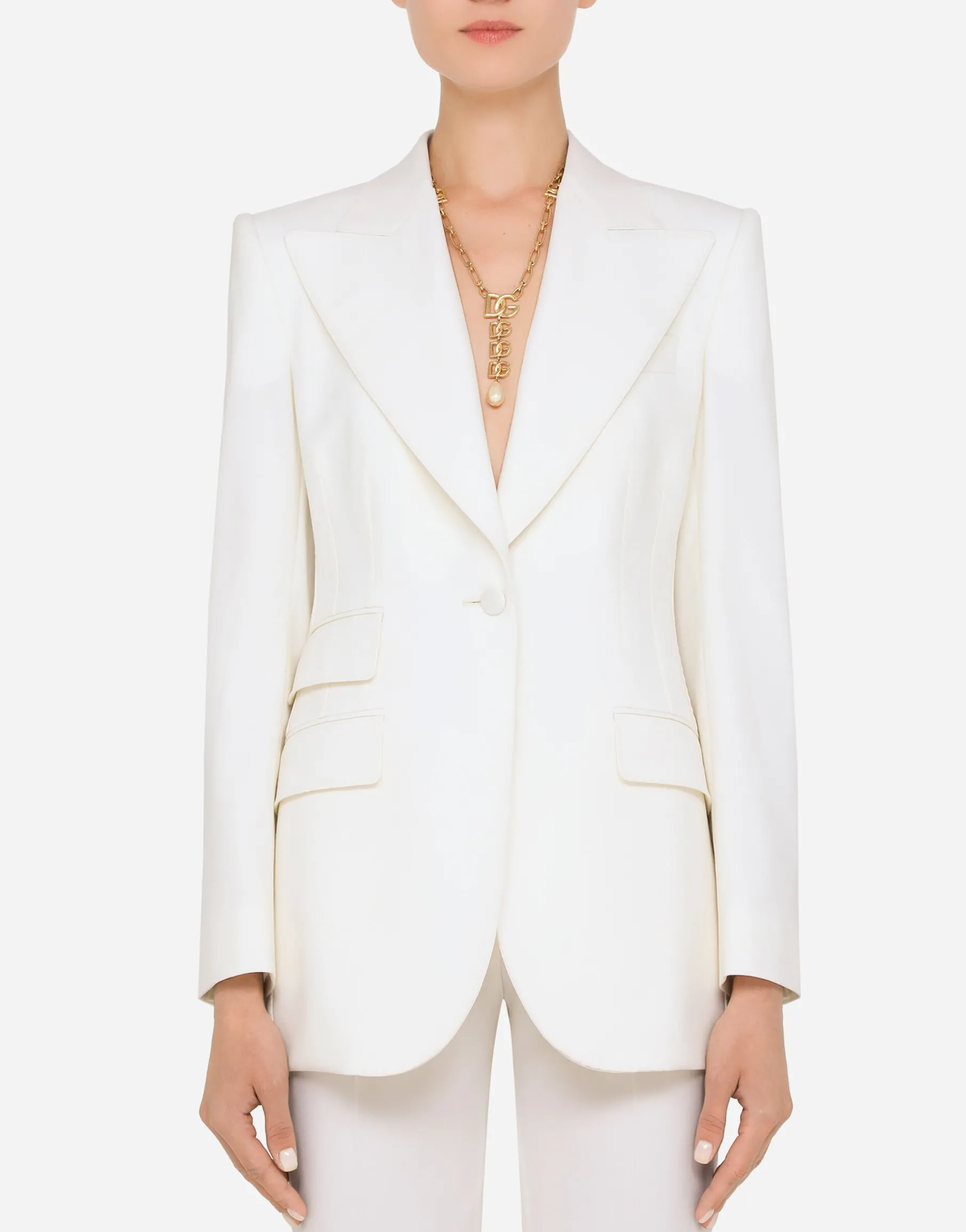 Jacket in natté fabric