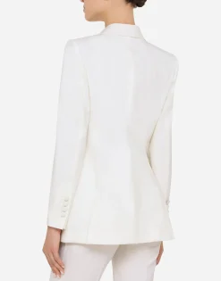 Jacket in natté fabric