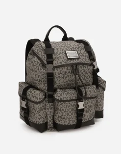 Jacquard backpack