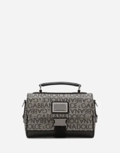 Jacquard crossbody bag