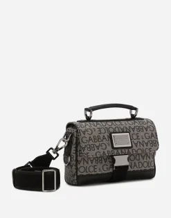 Jacquard crossbody bag