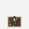 Jacquard Dolce Box bag with embroidery
