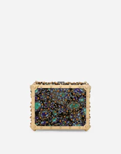 Jacquard Dolce Box bag with embroidery
