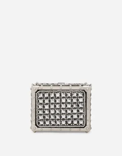 Jacquard Dolce Box bag with embroidery
