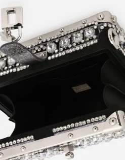 Jacquard Dolce Box bag with embroidery