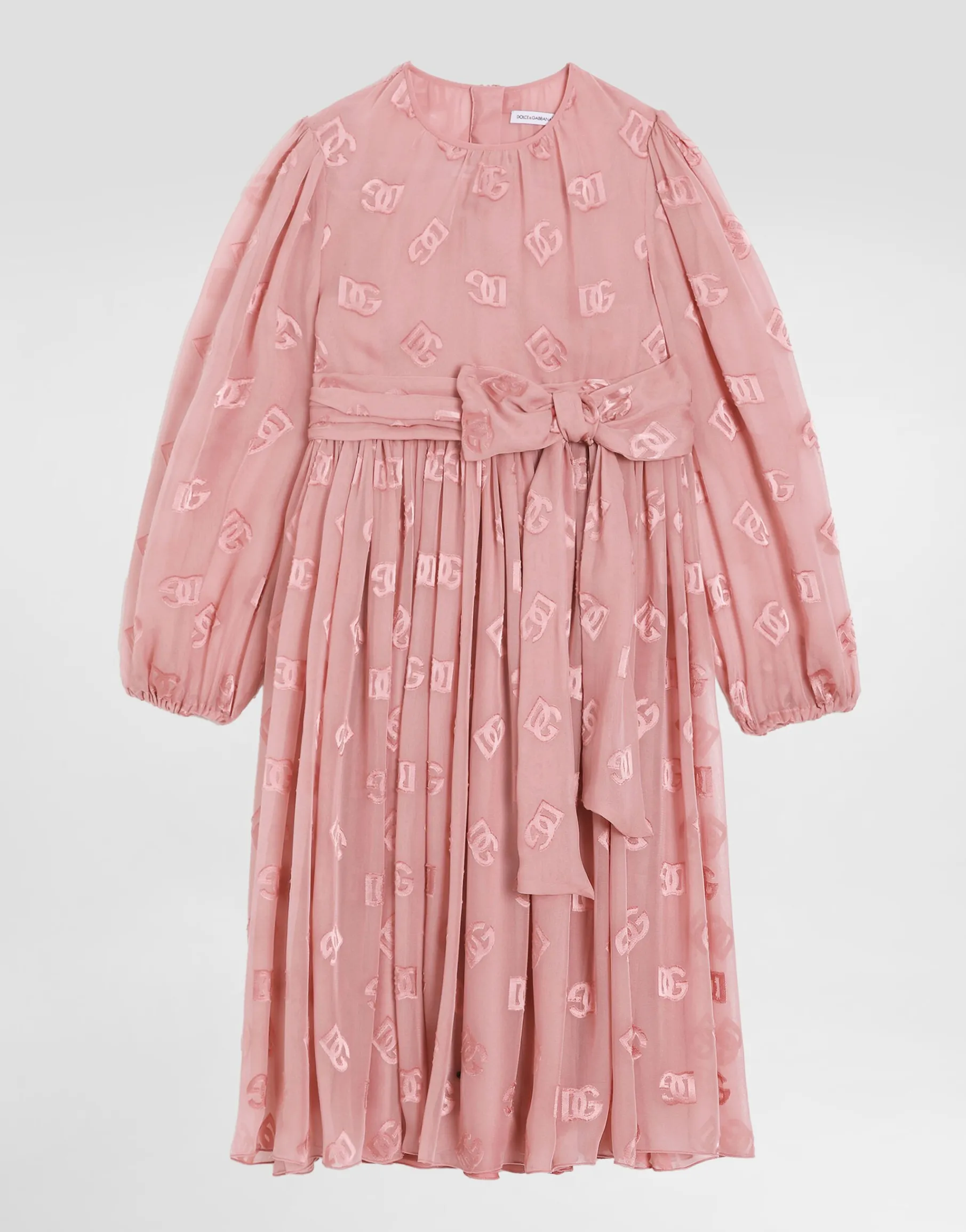 Jacquard dress with DG logo