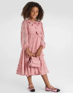 Jacquard dress with DG logo