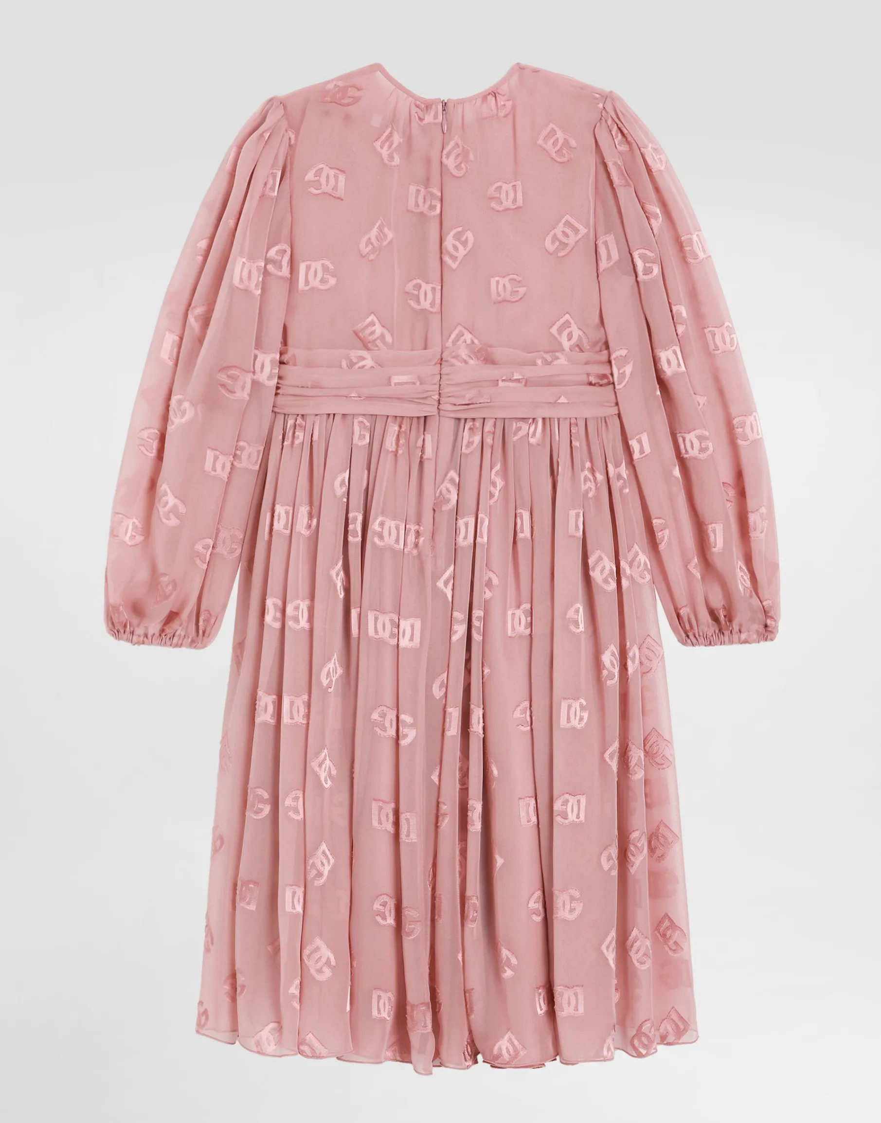 Jacquard dress with DG logo