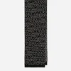 Jacquard knit scarf
