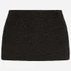 Jacquard miniskirt