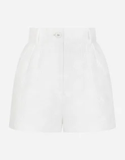 Jacquard shorts with all-over DG logo