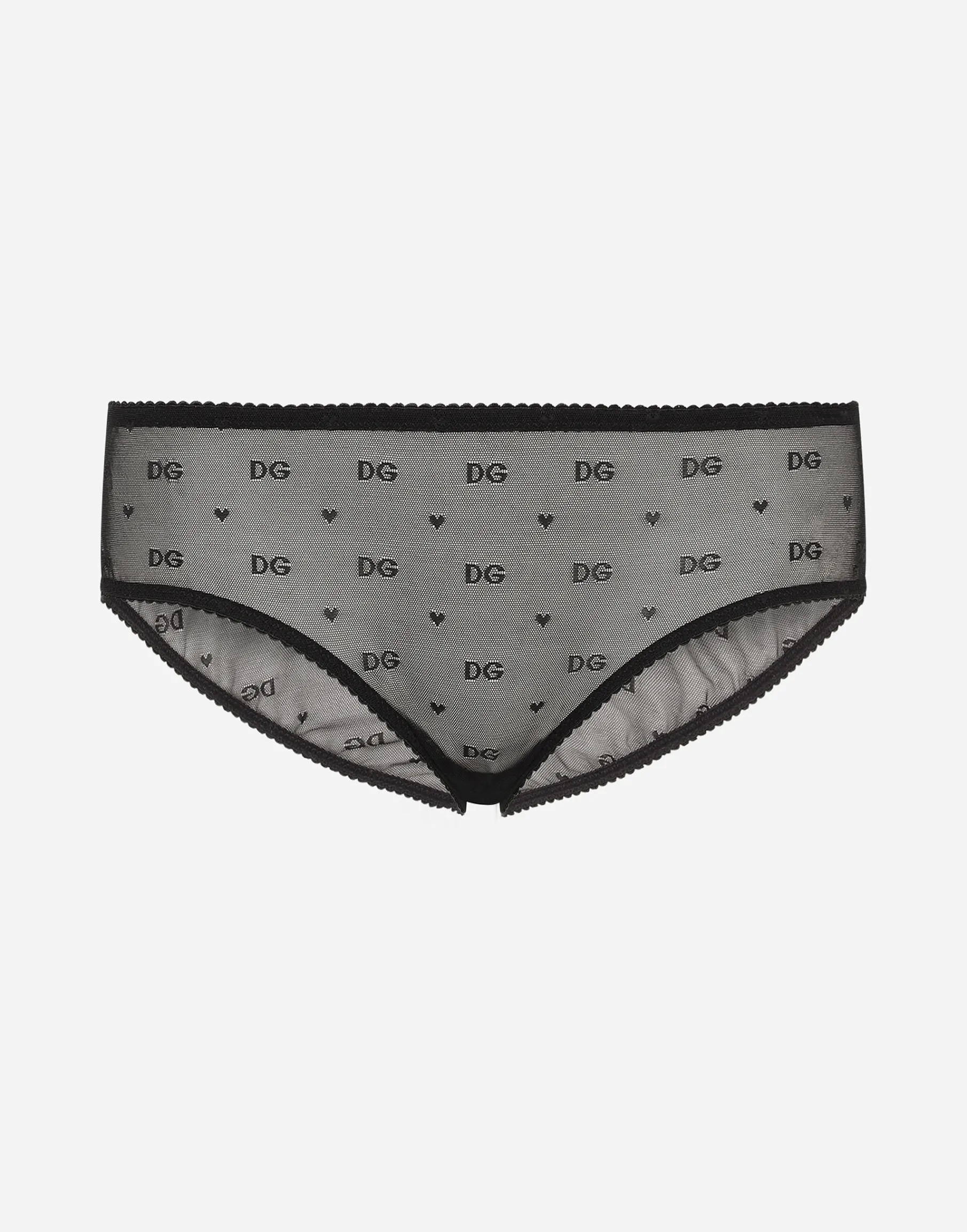 Jacquard tulle briefs