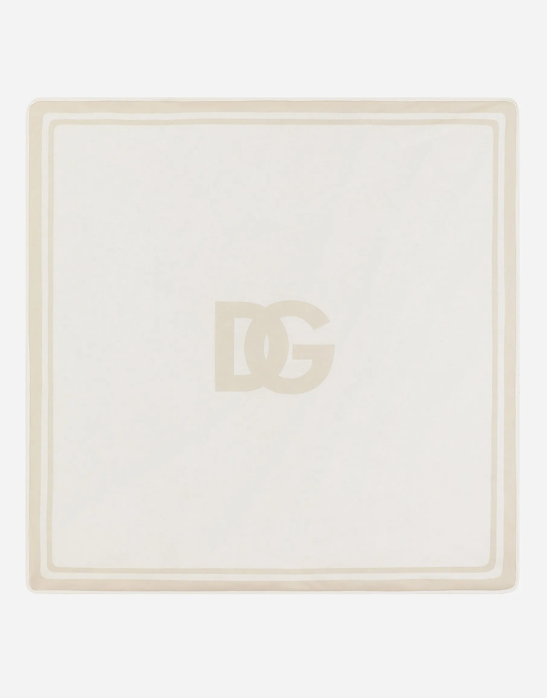 Jersey blanket with DG logo print