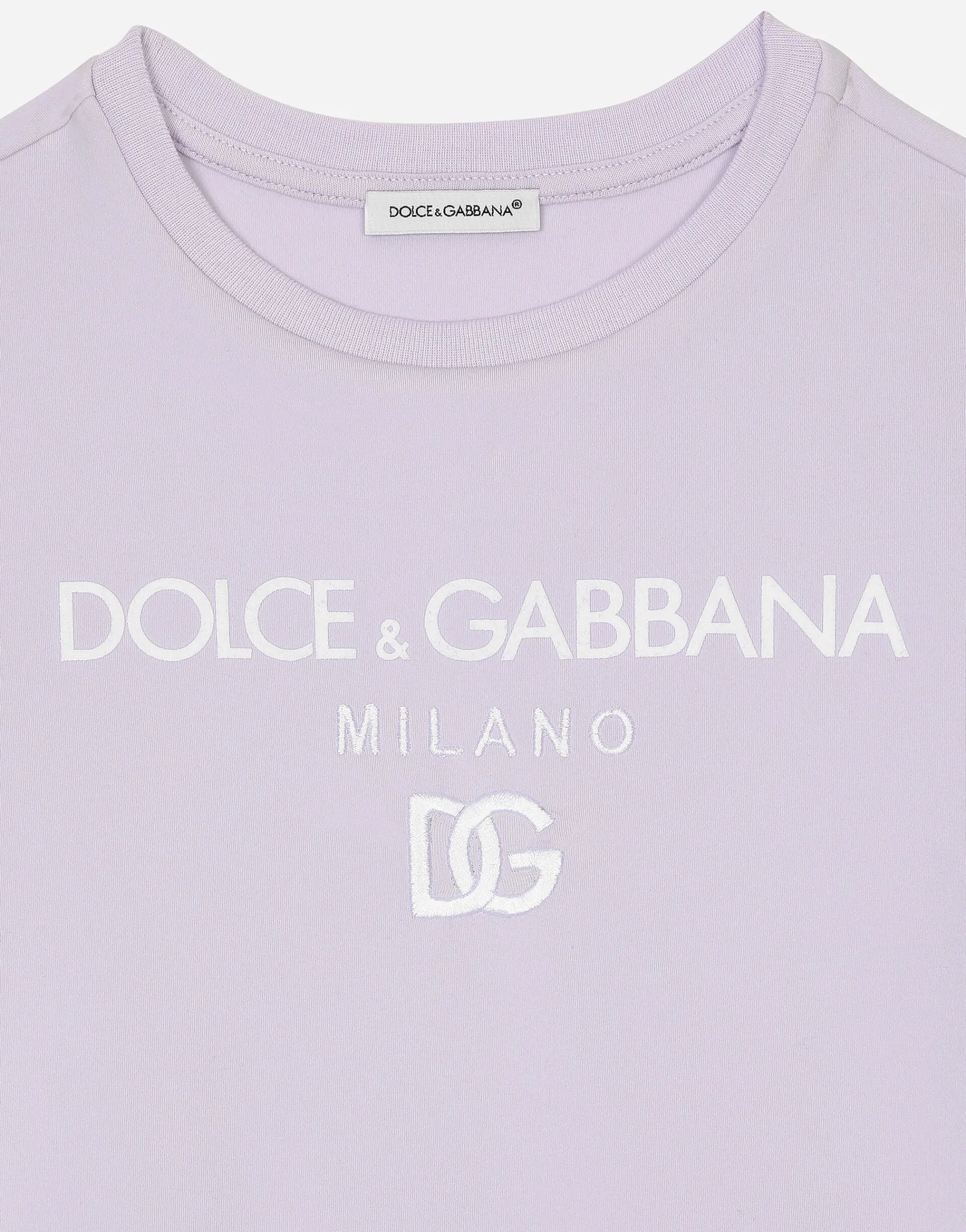 Jersey dress with Dolce&Gabbana logo