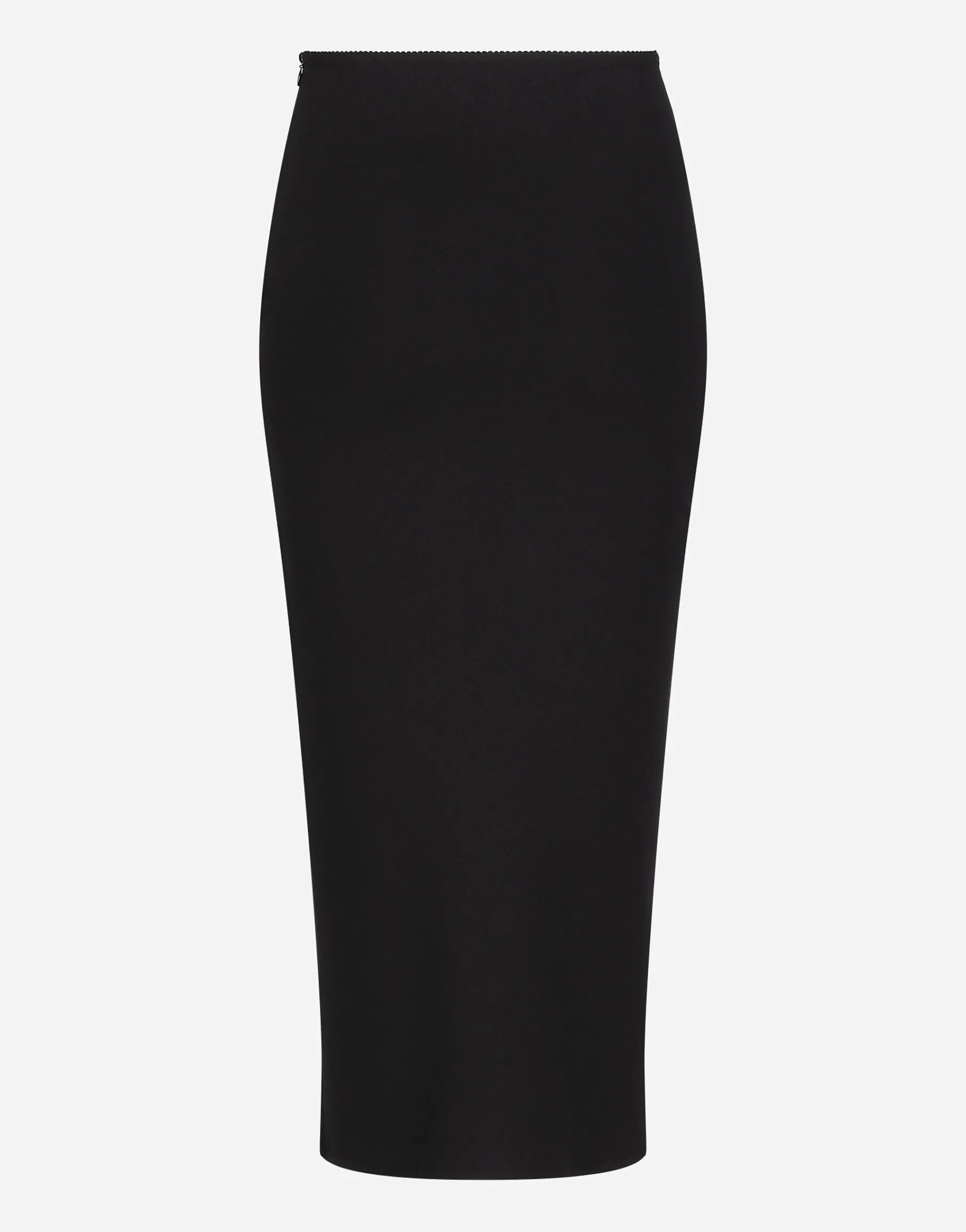 Jersey full Milano calf-length skirt