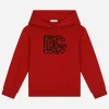 Jersey hoodie with DG logo