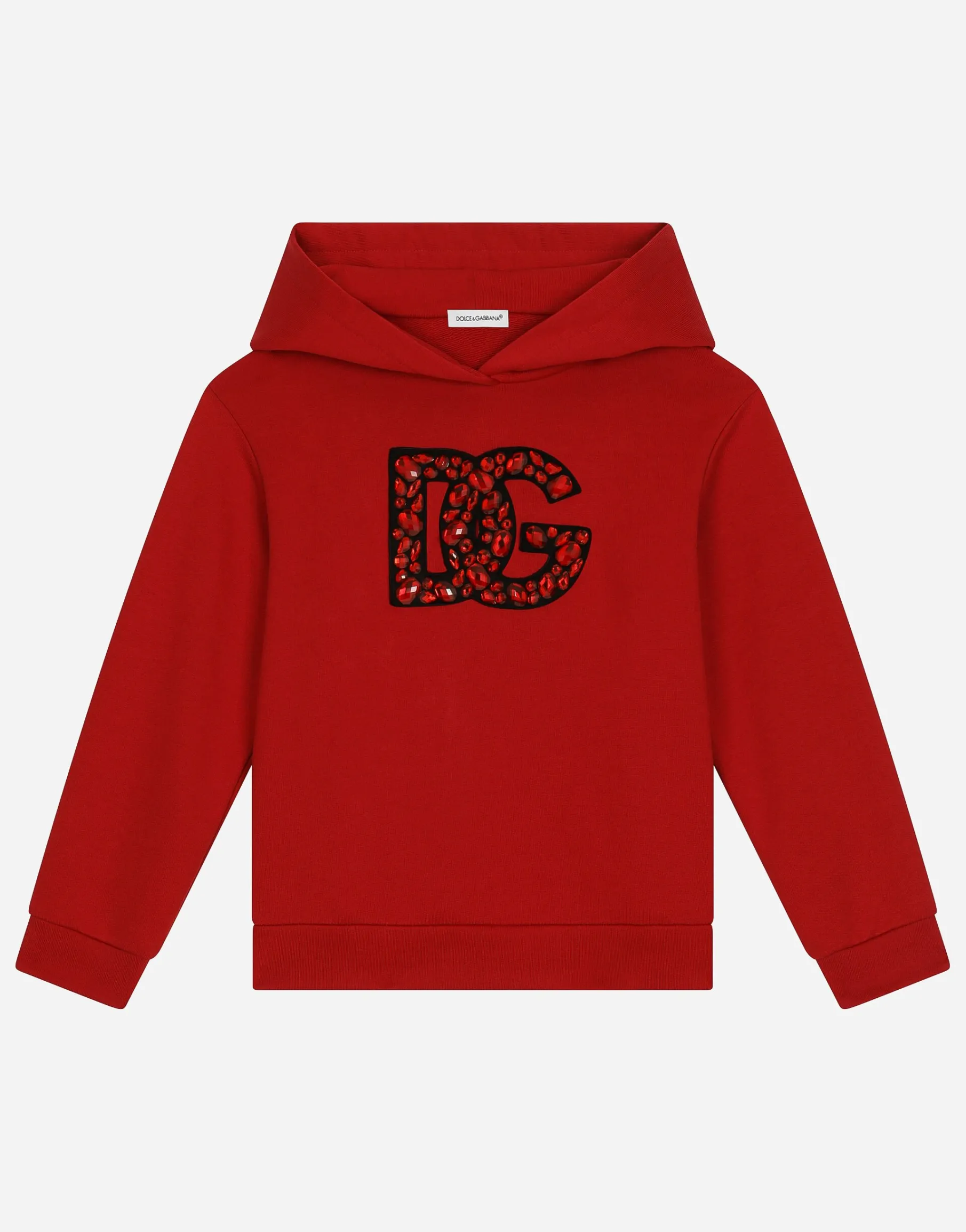 Jersey hoodie with DG logo