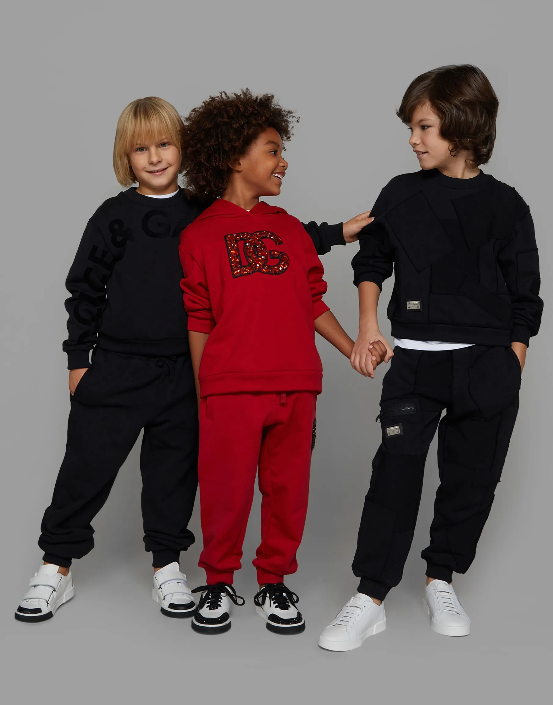 Jersey hoodie with DG logo