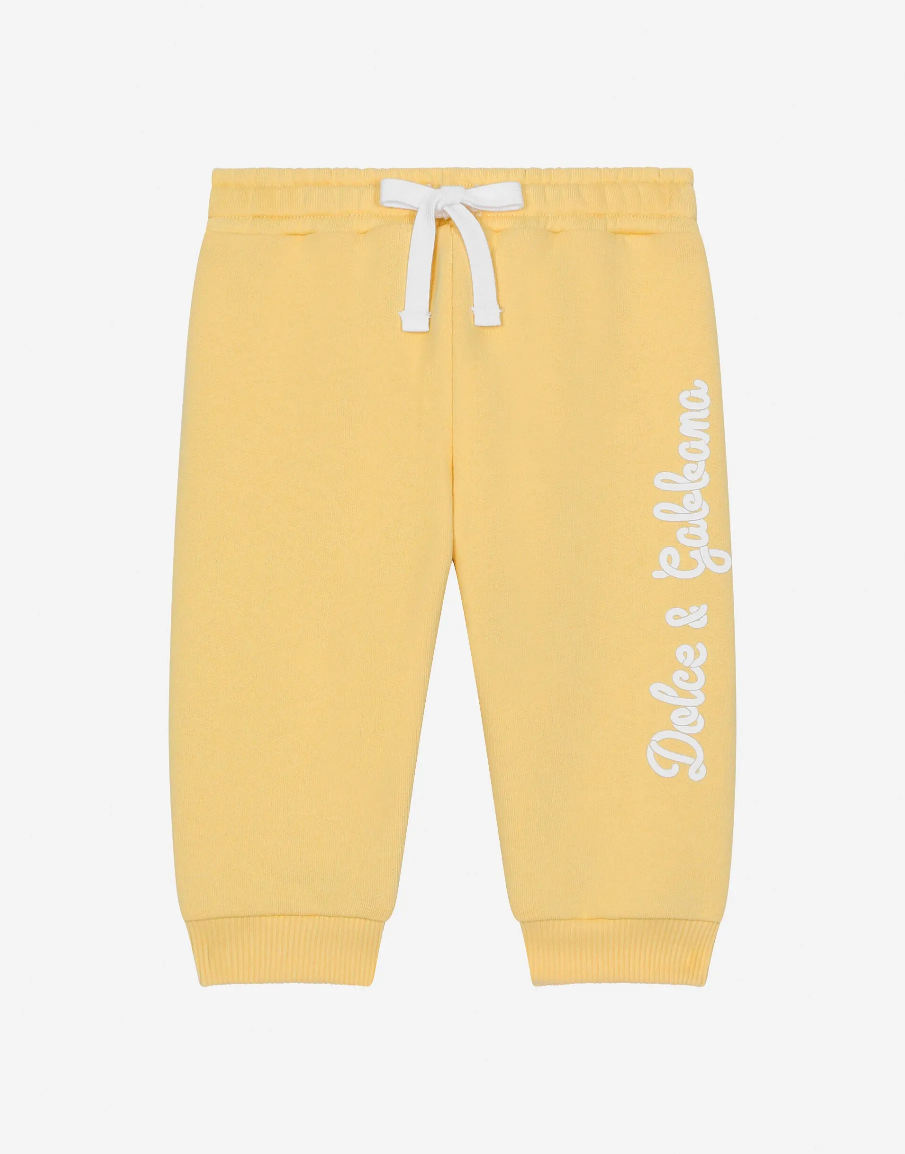 Jersey jogging pants with Dolce&Gabbana logo