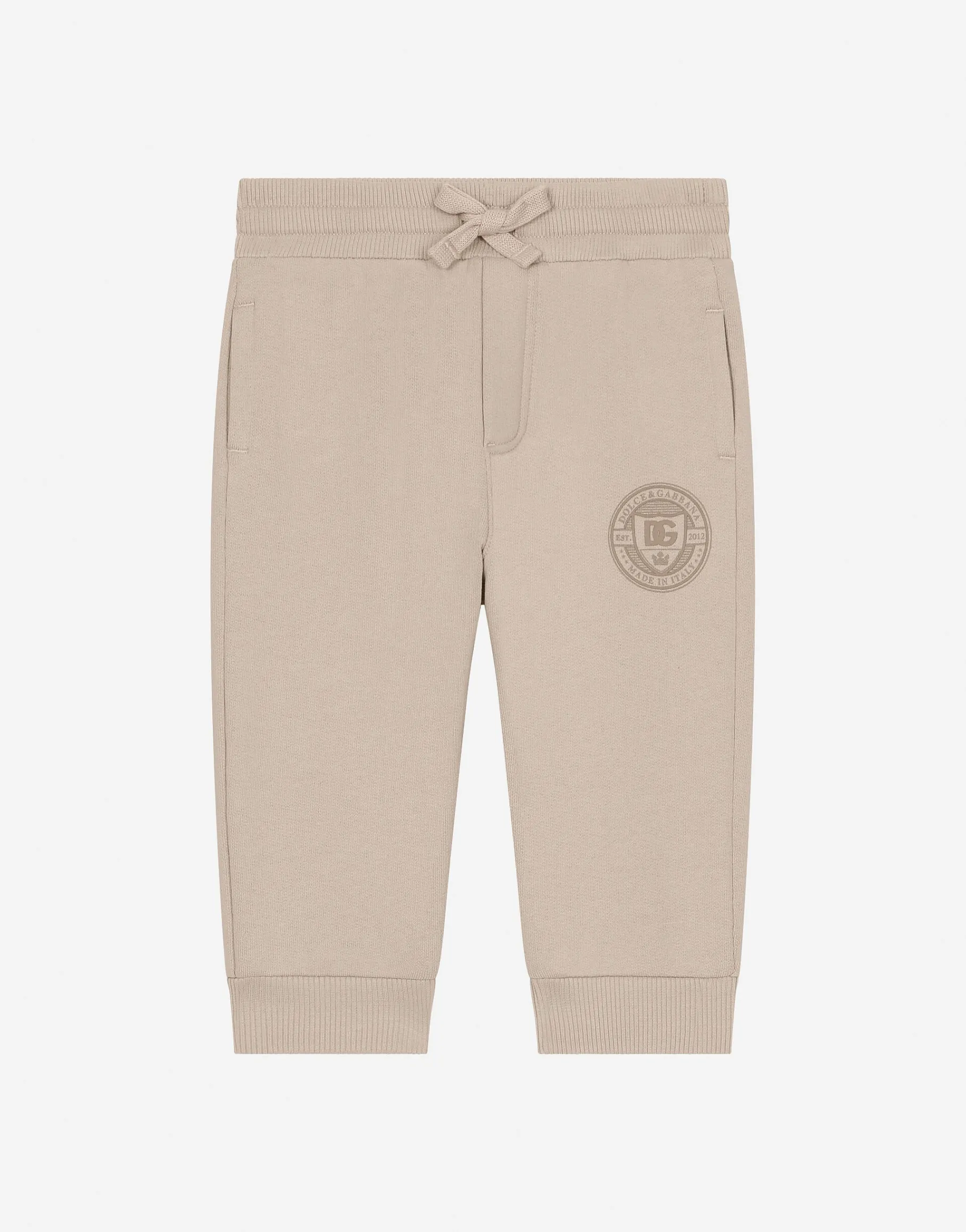 Jersey jogging pants with DG logo