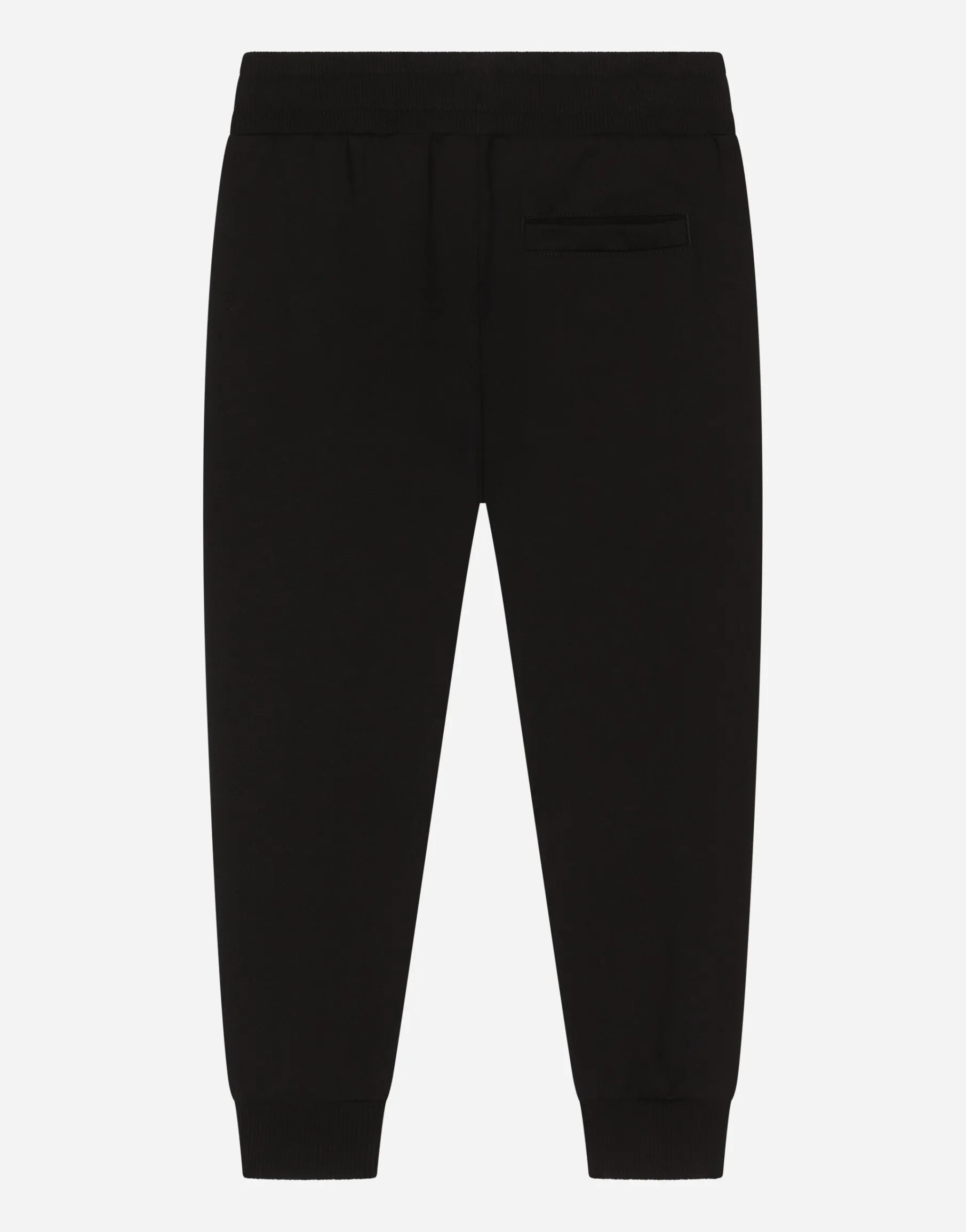 Jersey jogging pants with DG logo embroidery