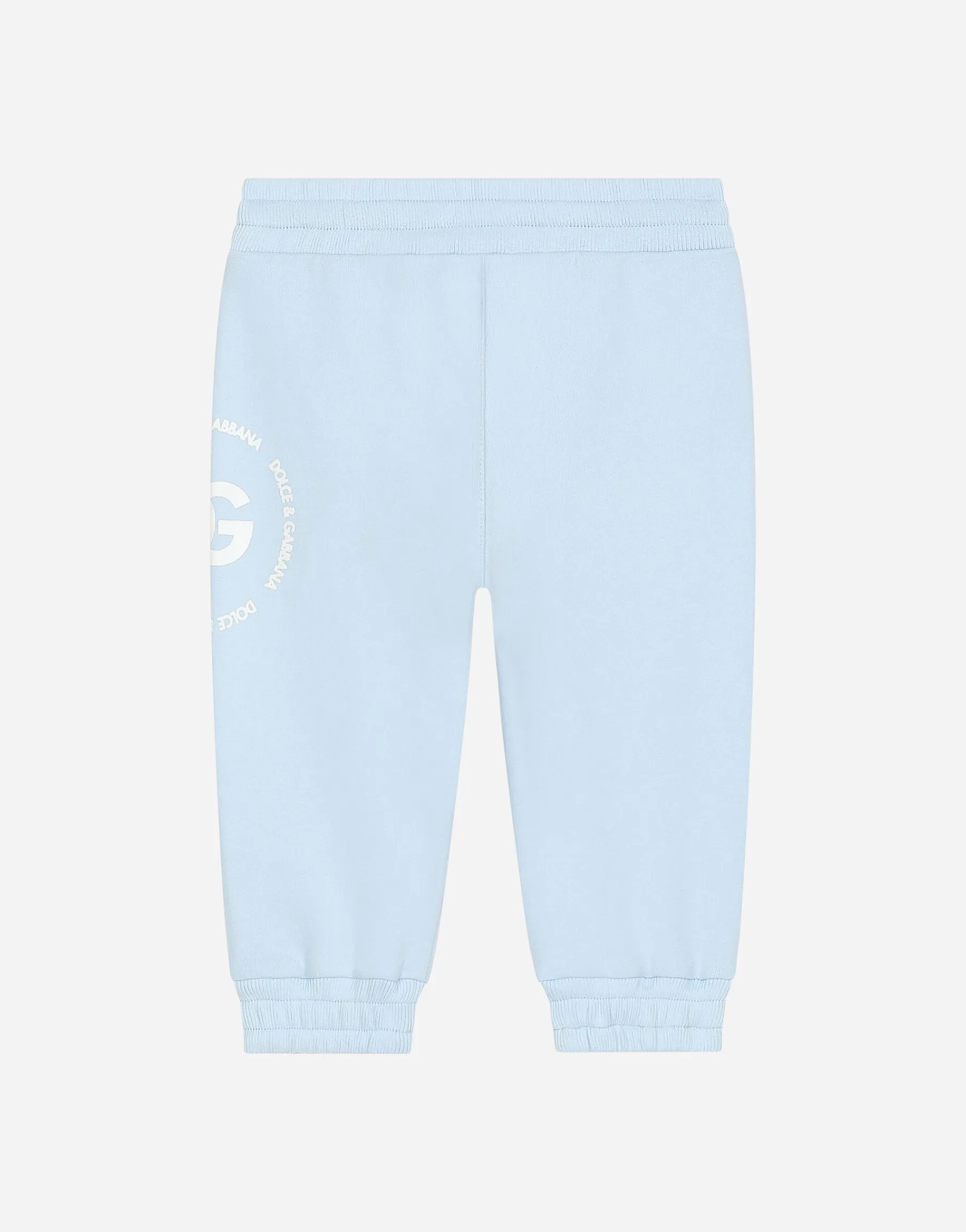 Jersey jogging pants with DG logo print