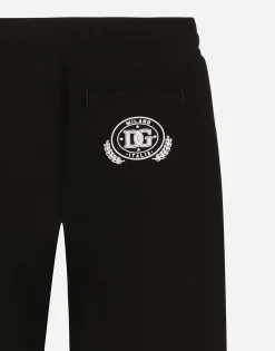 Jersey jogging pants with DG logo