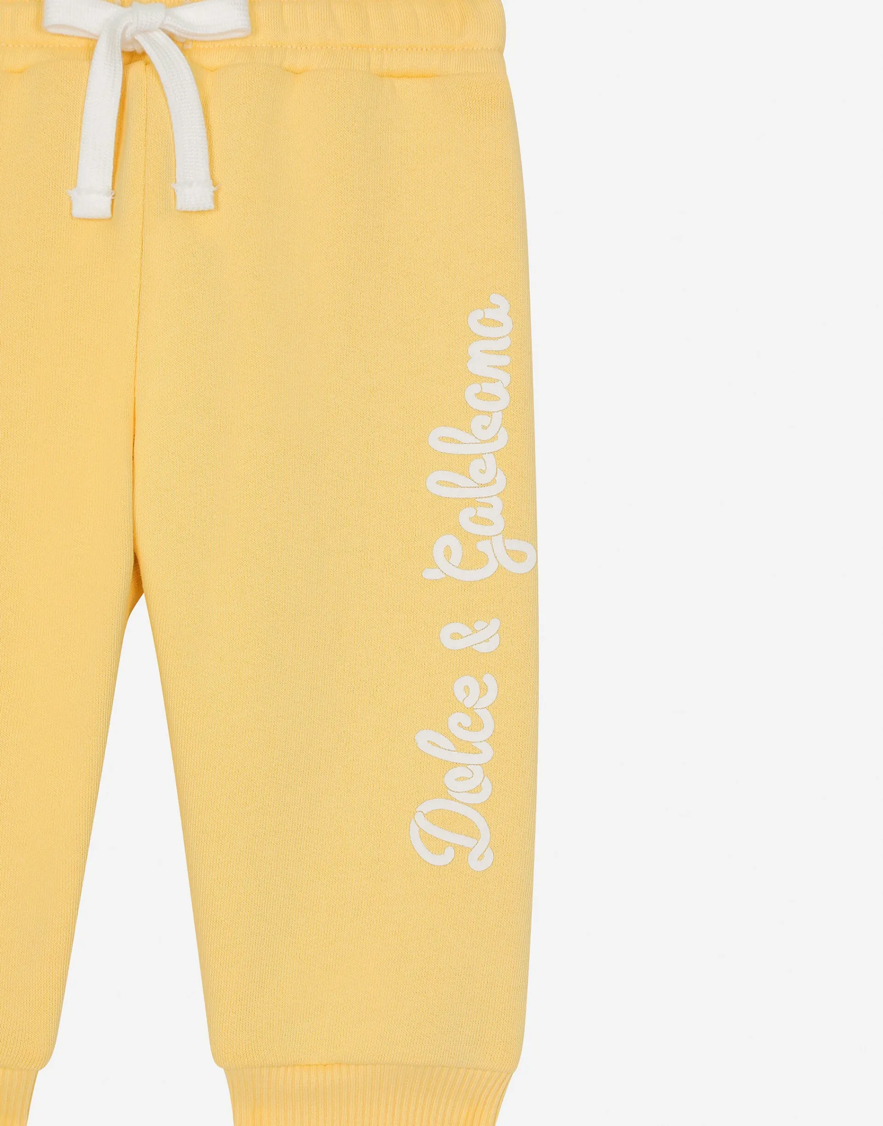 Jersey jogging pants with Dolce&Gabbana logo