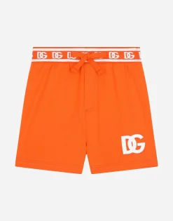 Jersey jogging shorts with DG logo