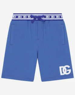 Jersey jogging shorts with DG logo