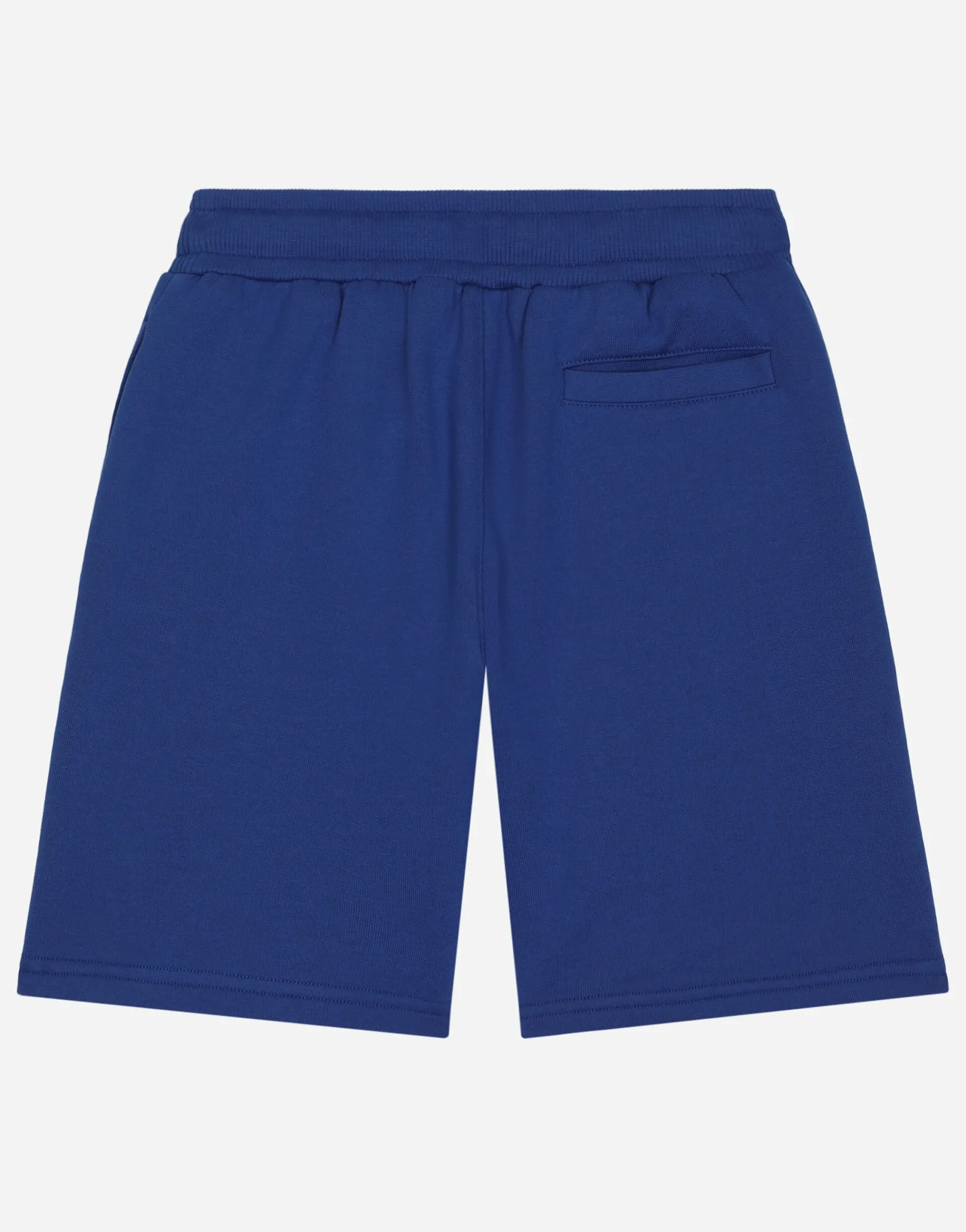 Jersey jogging shorts with logo tag