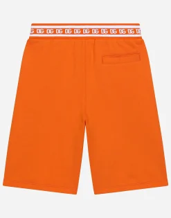 Jersey jogging shorts with DG logo