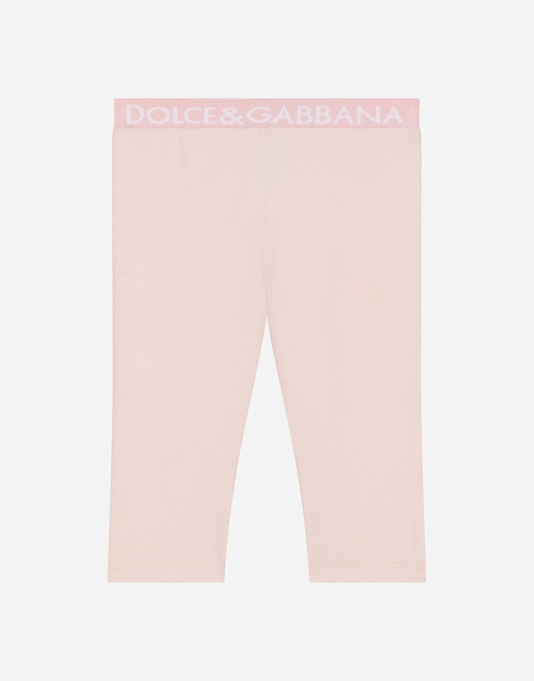 Jersey leggings with elasticated band