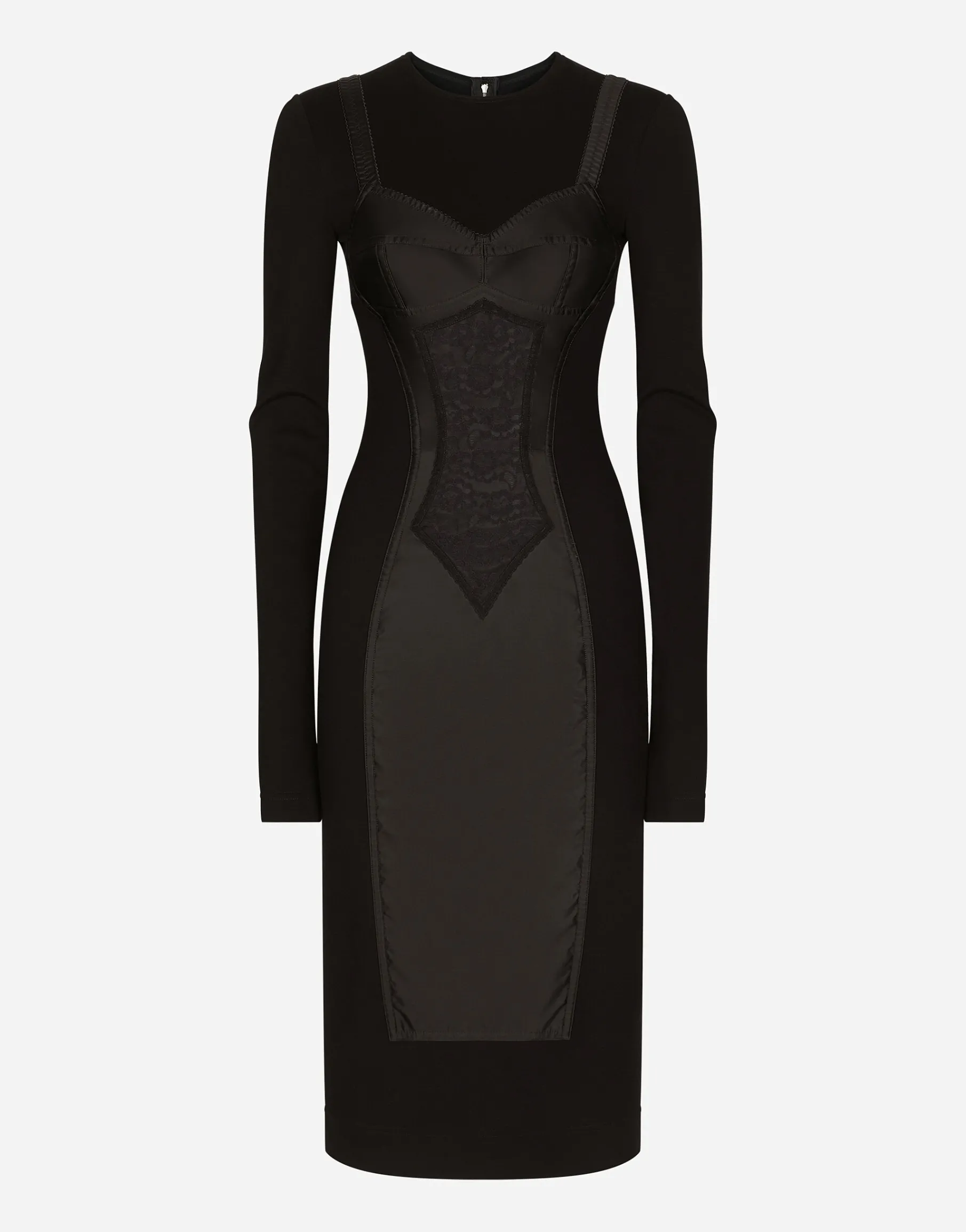 Jersey midi dress