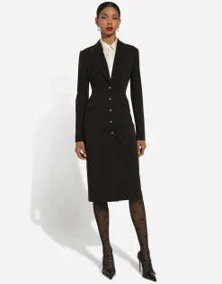 Jersey Milano rib coat