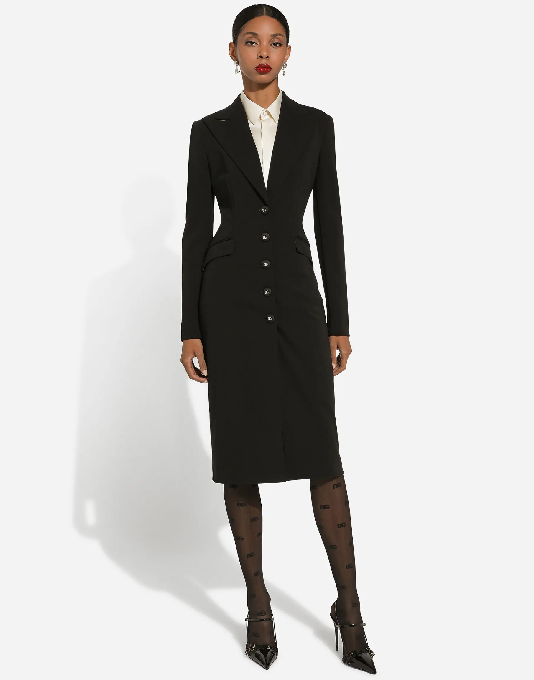 Jersey Milano rib coat