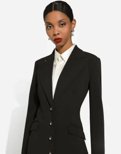 Jersey Milano rib coat