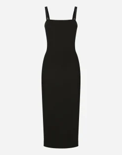 Jersey Milano rib sheath dress