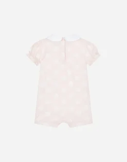 Jersey romper suit with DG logo print