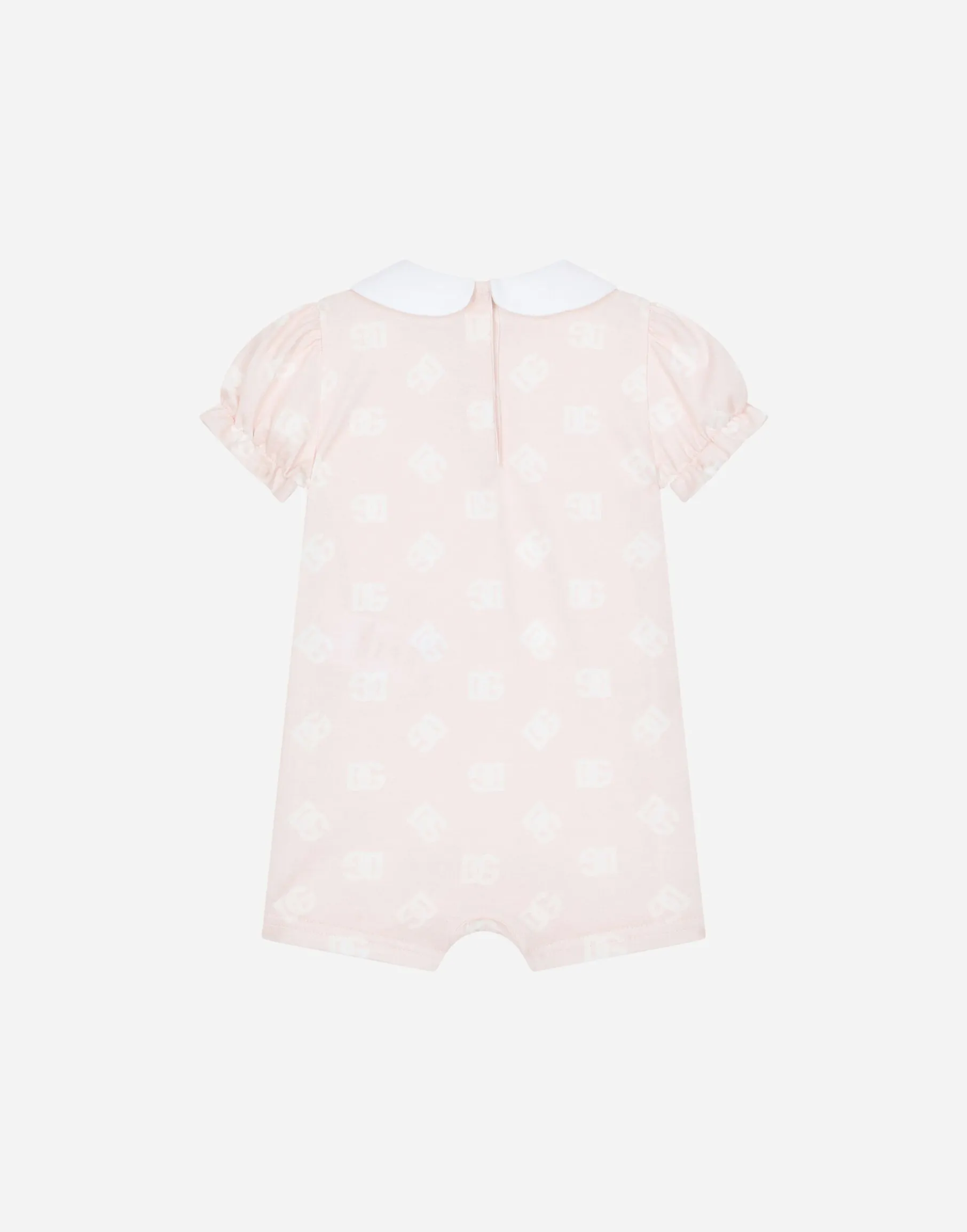 Jersey romper suit with DG logo print