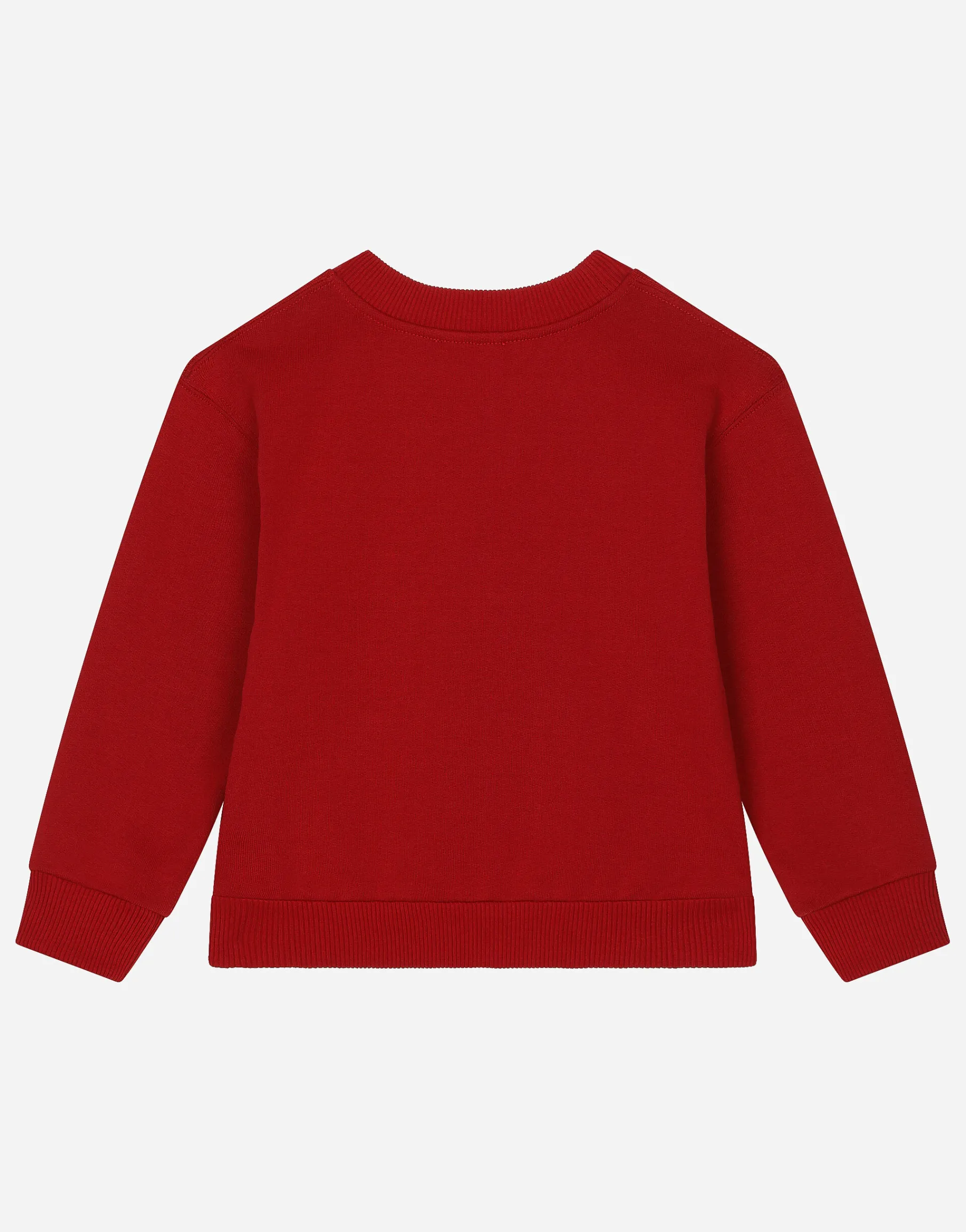 Jersey round-neck sweatshirt with DG Milano embroidery
