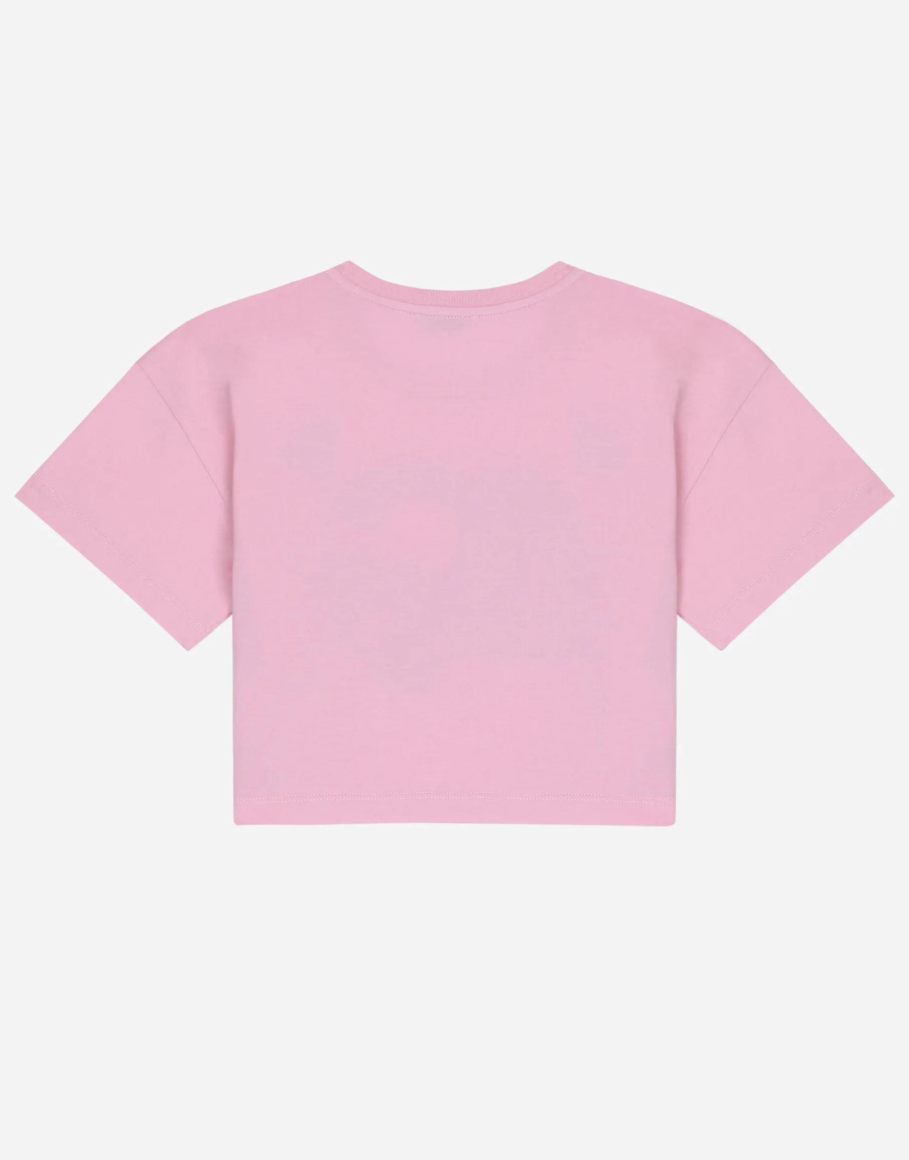 Jersey round-neck T-shirt DG logo patch