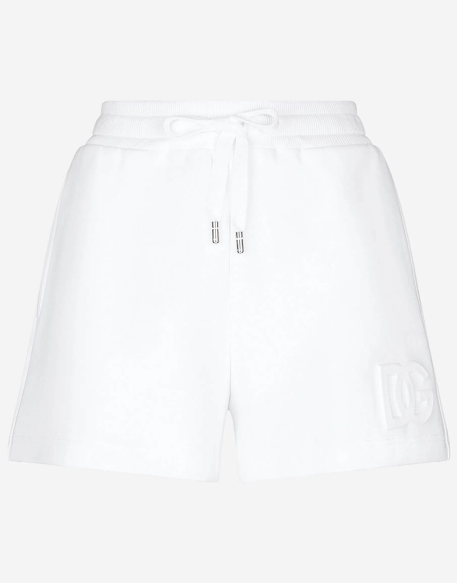 Jersey shorts with embossed DG logo