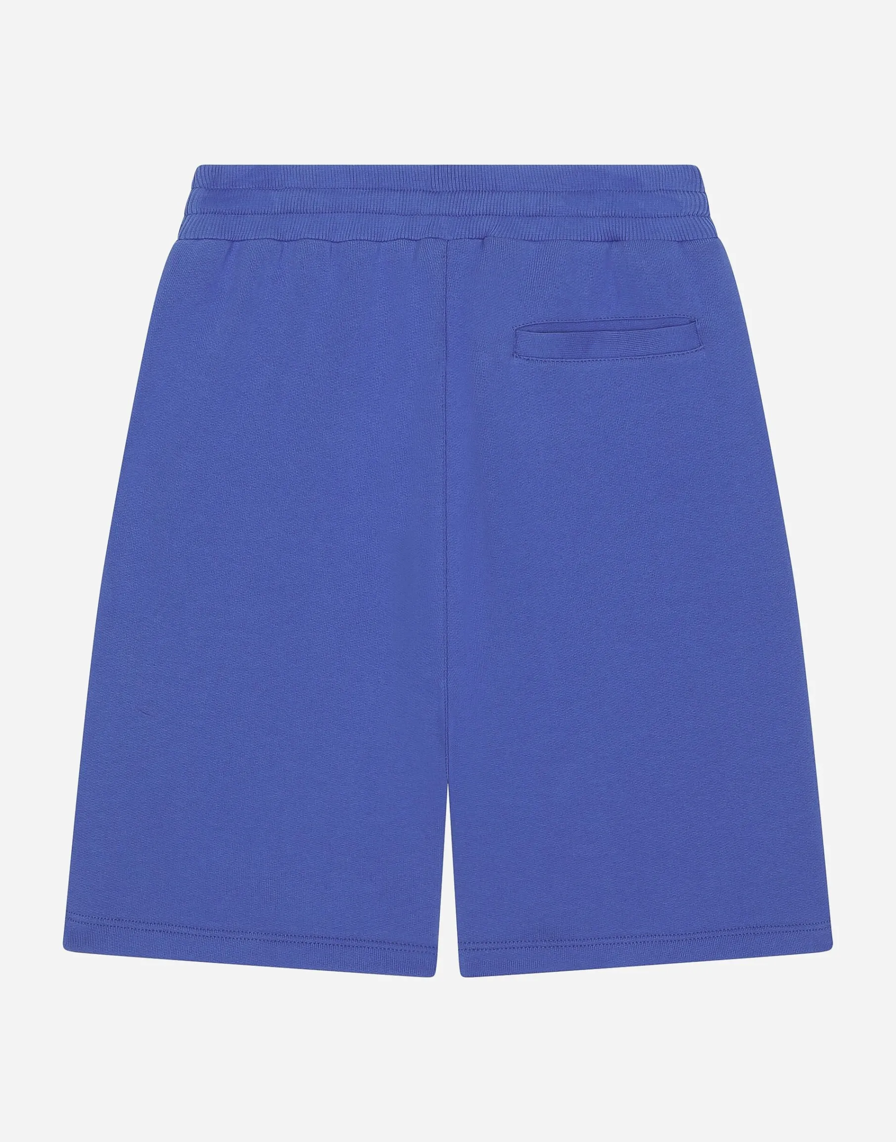 Jersey shorts with logo tag