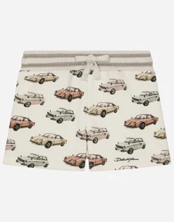 Jersey shorts with print