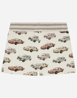 Jersey shorts with print
