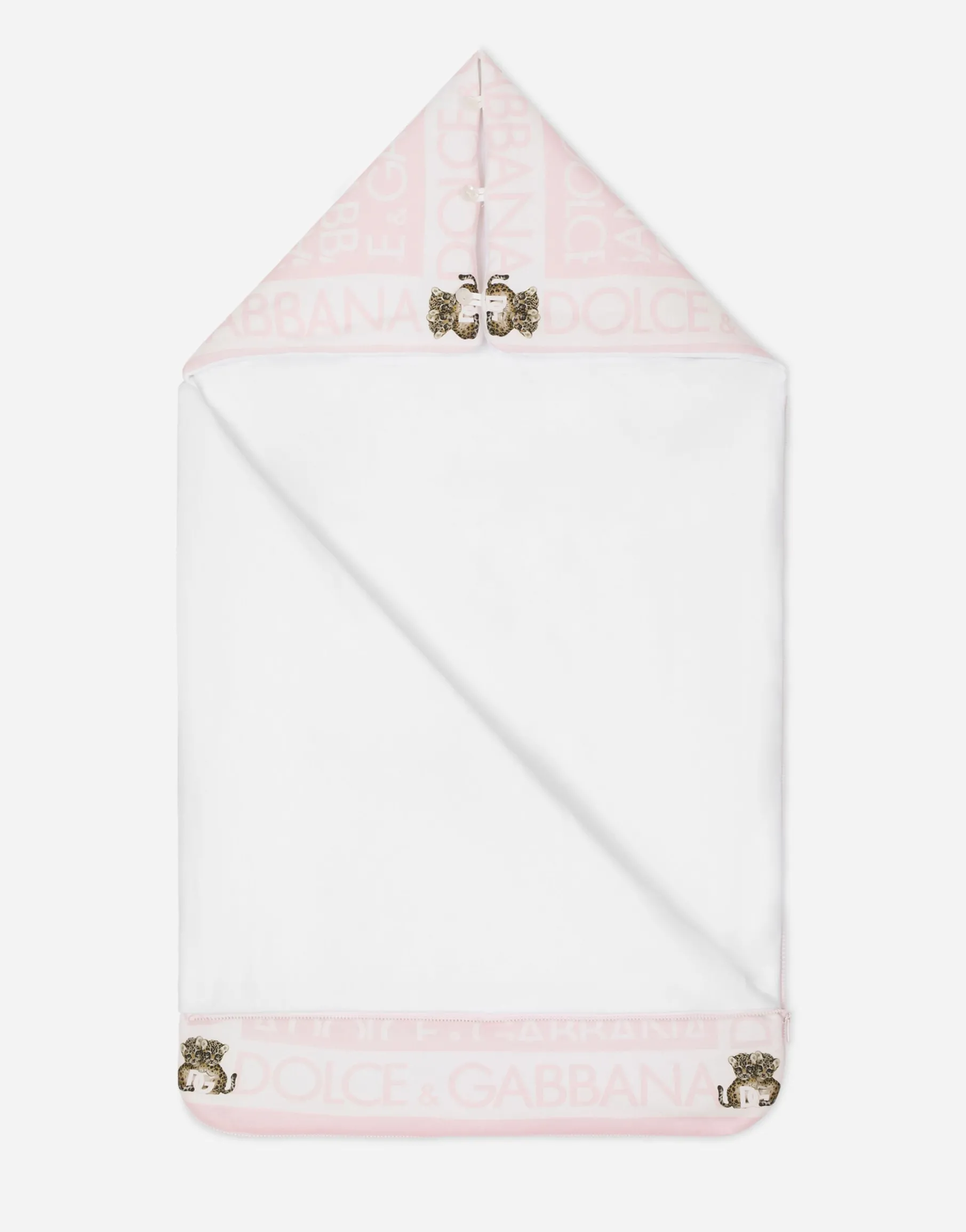 Jersey sleep sack with all-over logo print